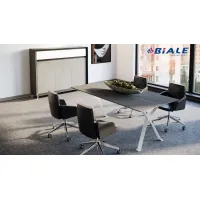 Zdjęcie Stylowy stół konferencyjny Chevron do gabinetu