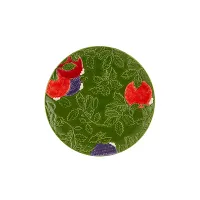 Picture Patterned ceramic plate with decoration - Bordallo Pinheiro