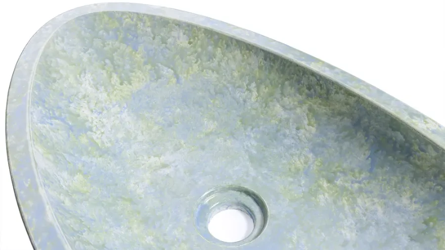 obrazek 4 Piękna umywalka 60 cm ORION BASIC – GRANITE, niebieski i zielony, lakier półmatowy