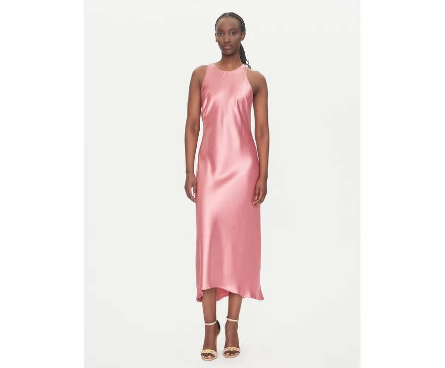 obrazek 1 ACCESS FASHION Sukienka koktajlowa 53-3318-107 Różowy Regular Fit