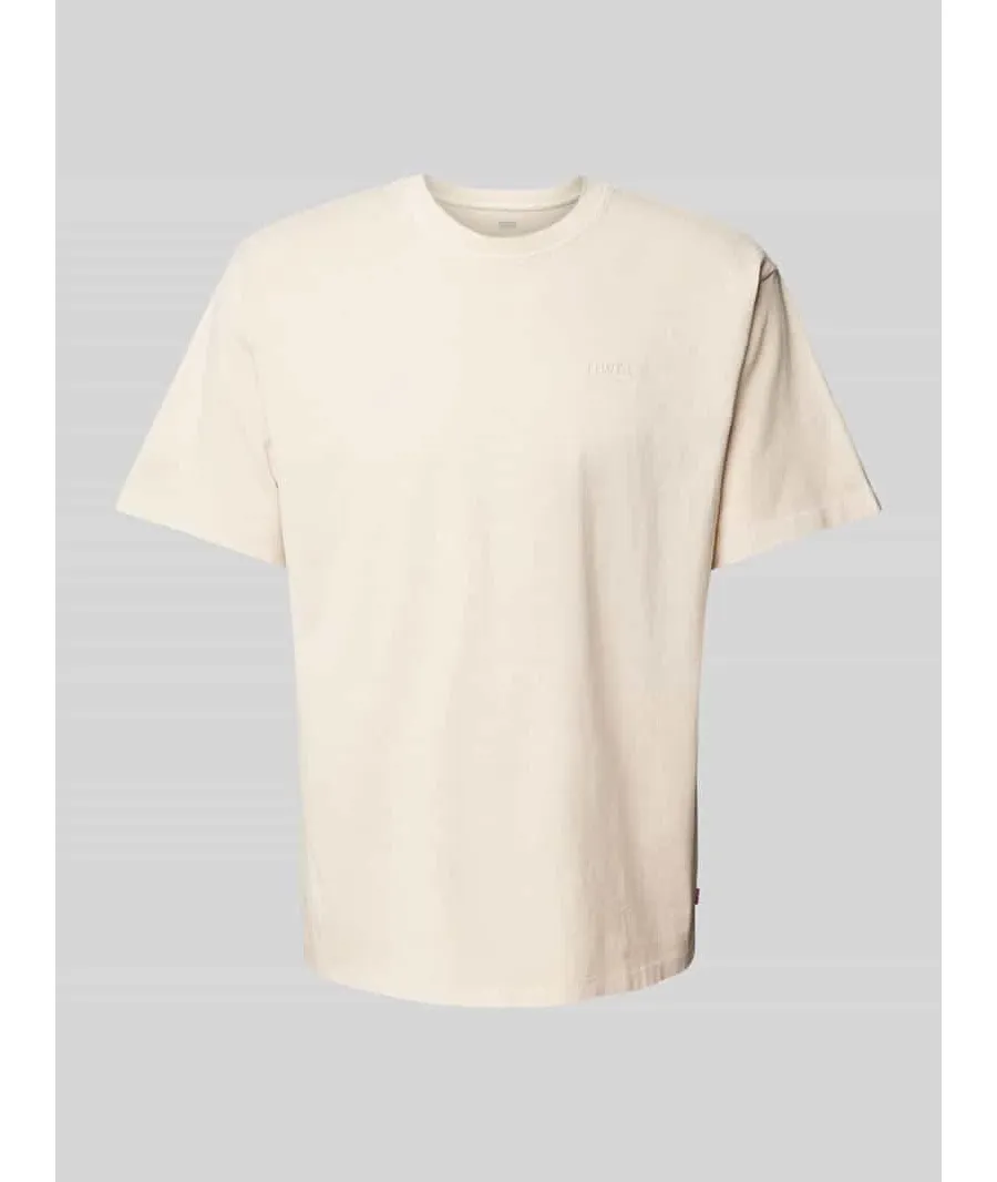 obrazek 1 T-shirt z prążkowanym, okrągłym dekoltem