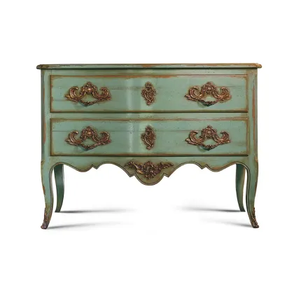 Zdjęcie Antyczna komoda z drewna bukowego