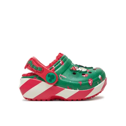 Zdjęcie Crocs Klapki Classic Mickey Xmass Lined Clog T 210815 Zielony