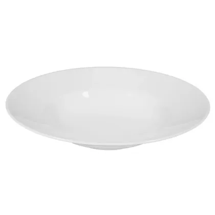 Zdjęcie Duży porcelanowy okrągły talerz do makaronu 27 cm - Seltmann Weiden