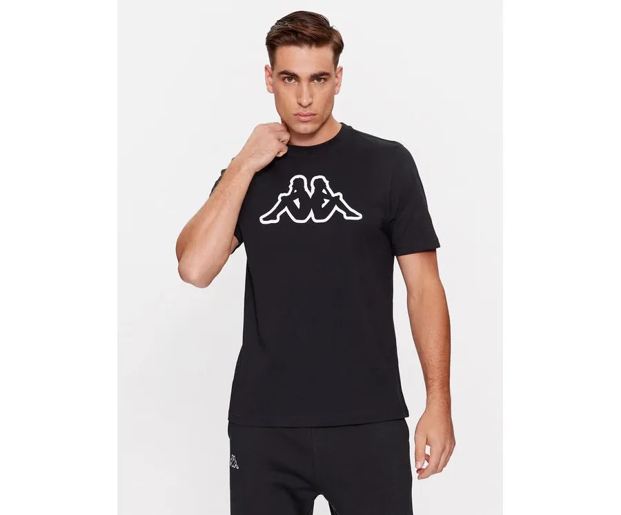 obrazek 1 Kappa T-Shirt Logo Korpo Cromen 303HZ70 Czarny Regular Fit