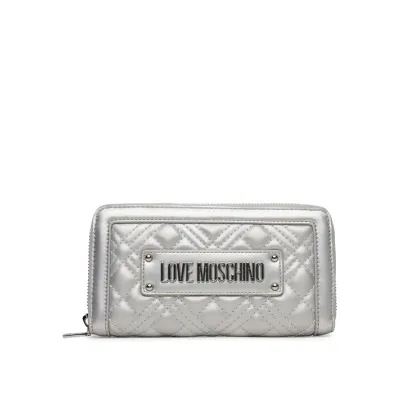 Zdjęcie LOVE MOSCHINO Duży Portfel Damski JC5600PP1MLA196B Srebrny