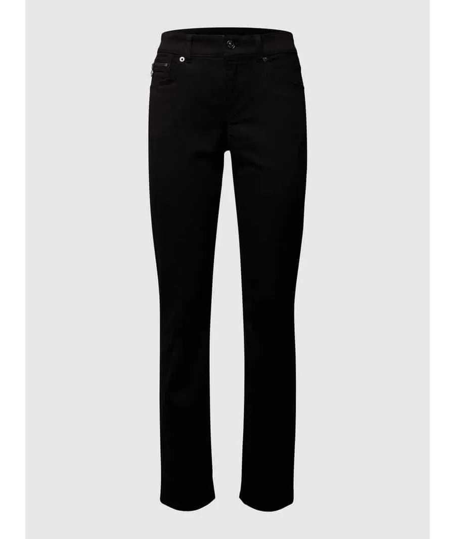 obrazek 1 Jeansy o kroju slim fit z kieszenią zapinaną na zamek błyskawiczny