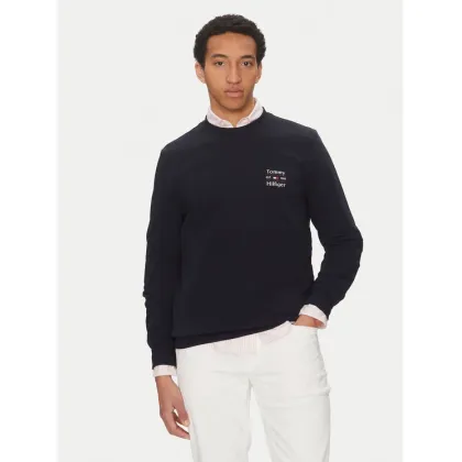 Zdjęcie Tommy Hilfiger Bluza Stack MW0MW38673 Granatowy Regular Fit