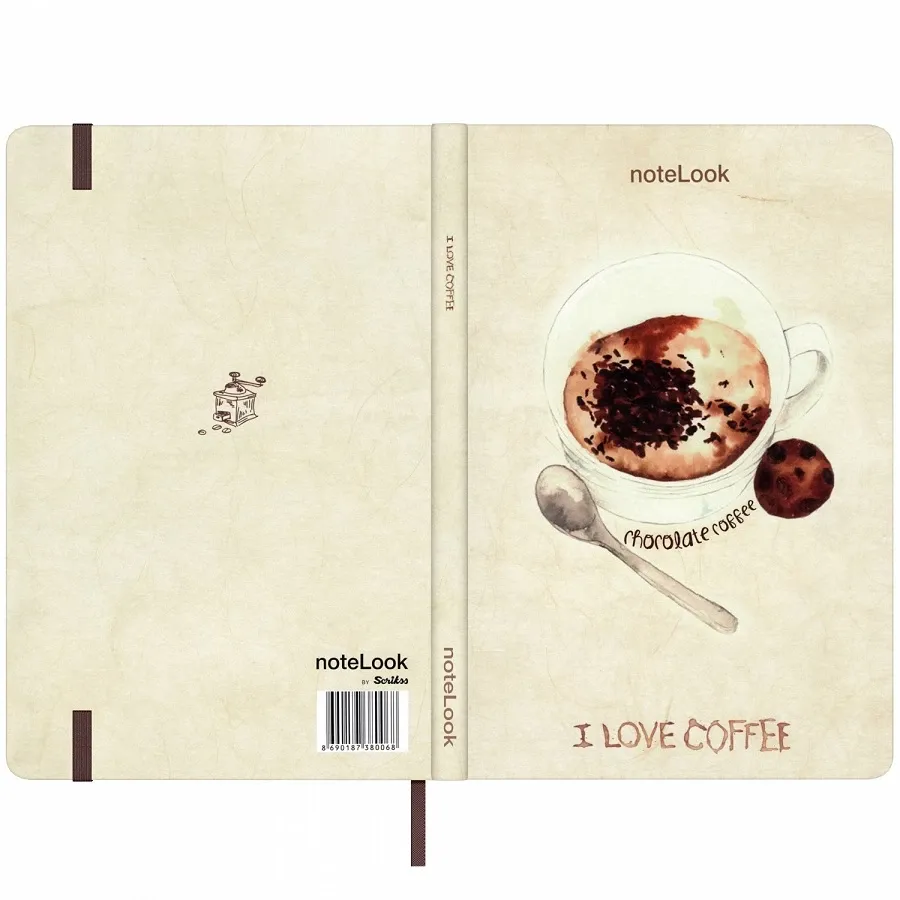 obrazek 6 Notebook Coffee Chocolate Lined - A5, A7