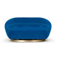 Zdjęcie Ekskluzywna niebieska sofa marki Essential Home