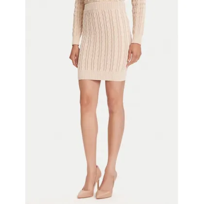 Zdjęcie Guess Spódnica mini W5YD68 Z3OU0 Beżowy Regular Fit