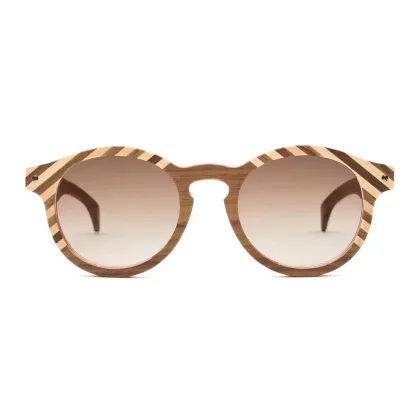 Zdjęcie Damskie okulary z orzecha i klonu - Legno Light