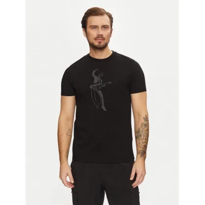 Zdjęcie KARL LAGERFELD T-Shirt 755089 551225 Czarny Regular Fit