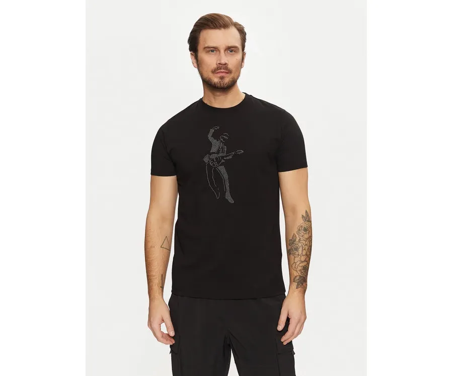 obrazek 1 KARL LAGERFELD T-Shirt 755089 551225 Czarny Regular Fit