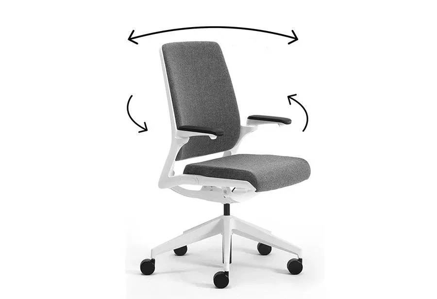 obrazek 4 Ergonomiczne krzesło Astra - idealne do pracy biurowej i domowej