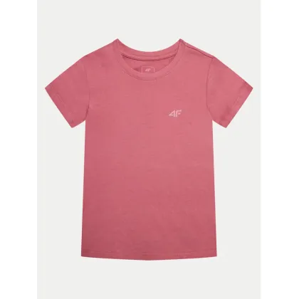 Zdjęcie 4F T-Shirt 4FJWMM00TTSHF1658 Różowy Slim Fit