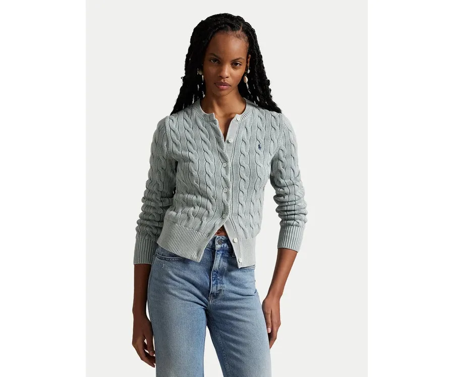 obrazek 1 Polo Ralph Lauren Kardigan 211955325008 Błękitny Slim Fit