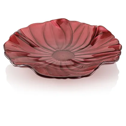 Picture Stylish Magnolia plate in pearl red - IVV