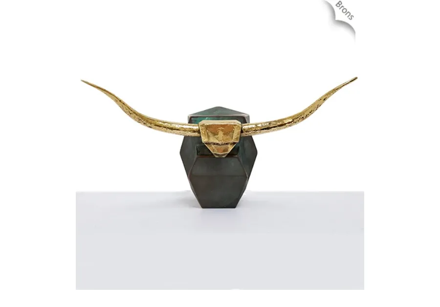 obrazek 2 Elegancki korkociąg z brązu w kształcie głowy byka - idealny na prezent