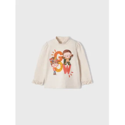 Zdjęcie Mayoral Bluzka 2091 Beżowy Regular Fit