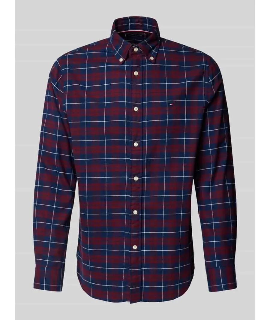 obrazek 1 Koszula casualowa o kroju regular fit z kołnierzykiem typu button down