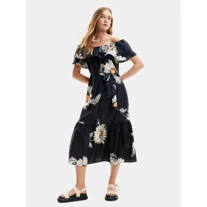 Zdjęcie Desigual Sukienka letnia Georgeo 24SWVW02 Czarny Regular Fit