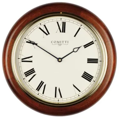 Zdjęcie Stylowy zegar ścienny Plymouth z mechanizmem kwarcowym