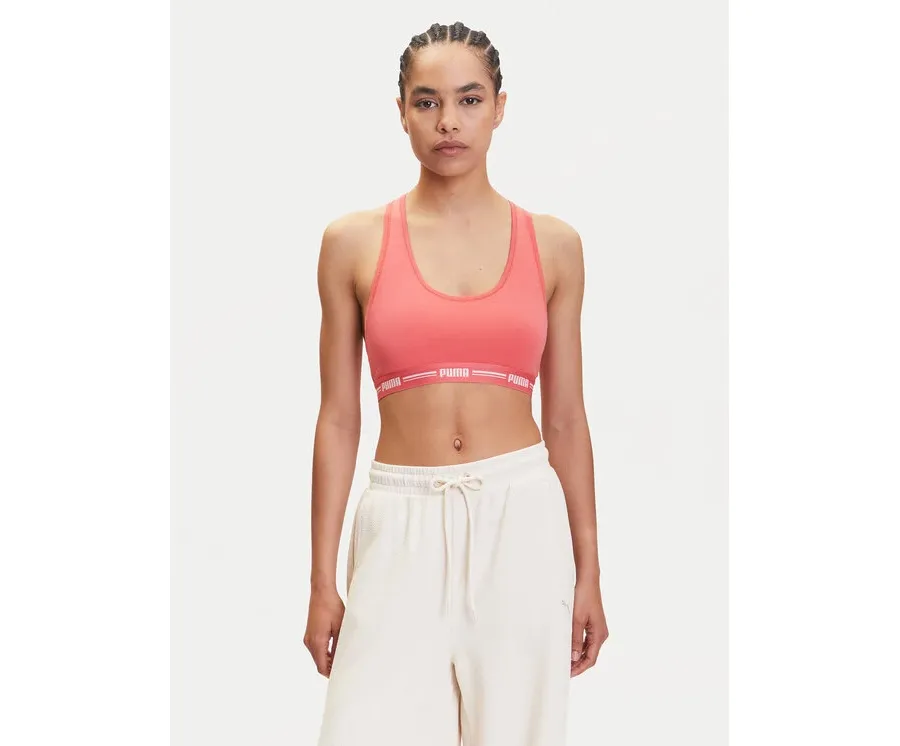 obrazek 1 Puma Biustonosz top 907862 Koralowy