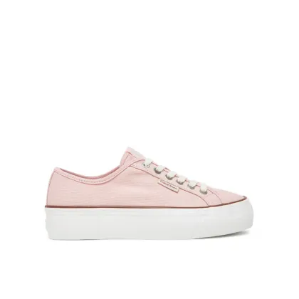 Zdjęcie Calvin Klein Jeans Tenisówki Vulc Flatform Ctn Logo Tag YW0YW01838 Różowy