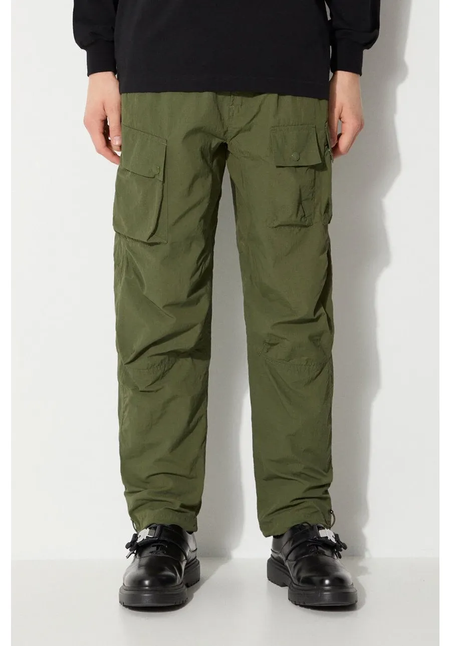 obrazek 1 Maharishi spodnie Veg Dyed Cargo Track Pants Japanese męskie kolor zielony proste 5040.OLIVE