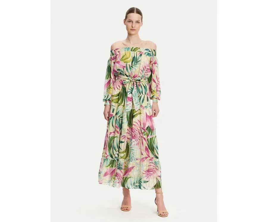 obrazek 1 Guess Sukienka letnia W5GT16 WH9Z2 Kolorowy Regular Fit