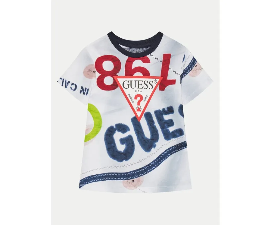 obrazek 1 Guess T-Shirt N5RI14 K8HM4 Kolorowy Regular Fit