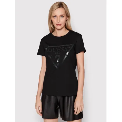 Zdjęcie Guess T-Shirt V2YI07 K8HM0 Czarny Regular Fit