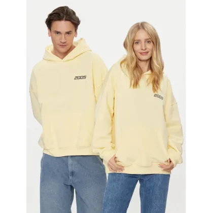 Zdjęcie 2005 Bluza Unisex Basic Żółty Relaxed Fit