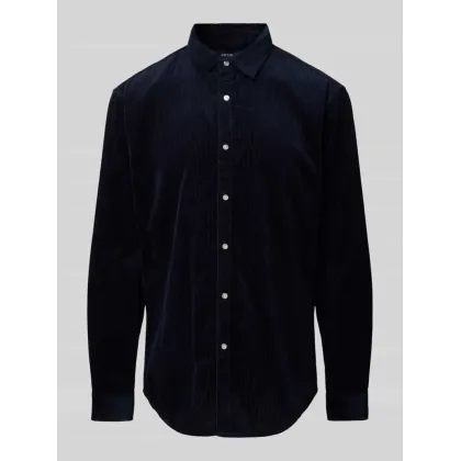 Zdjęcie Koszula sztruksowa o kroju tailored fit z kołnierzykiem typu kent