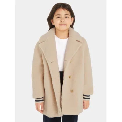 Zdjęcie Tommy Hilfiger Kożuch KG0KG07544 Beżowy Regular Fit