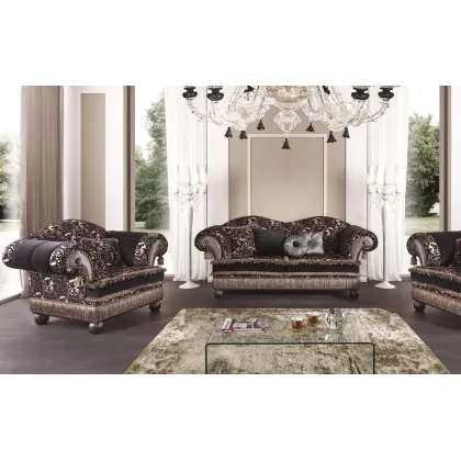 Zdjęcie Antyczna elegancka trzyosobowa sofa do pięknego wnętrza - Morello Gianpaolo