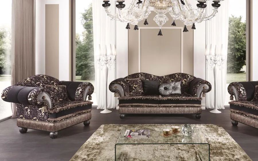 obrazek 1 Antyczna elegancka trzyosobowa sofa do pięknego wnętrza - Morello Gianpaolo