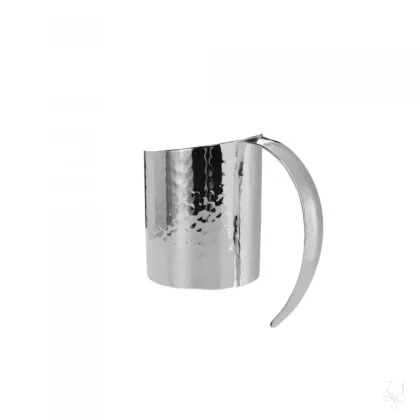 Picture Silver-plated bottle holder with a unique shape - Zaramella Argenti