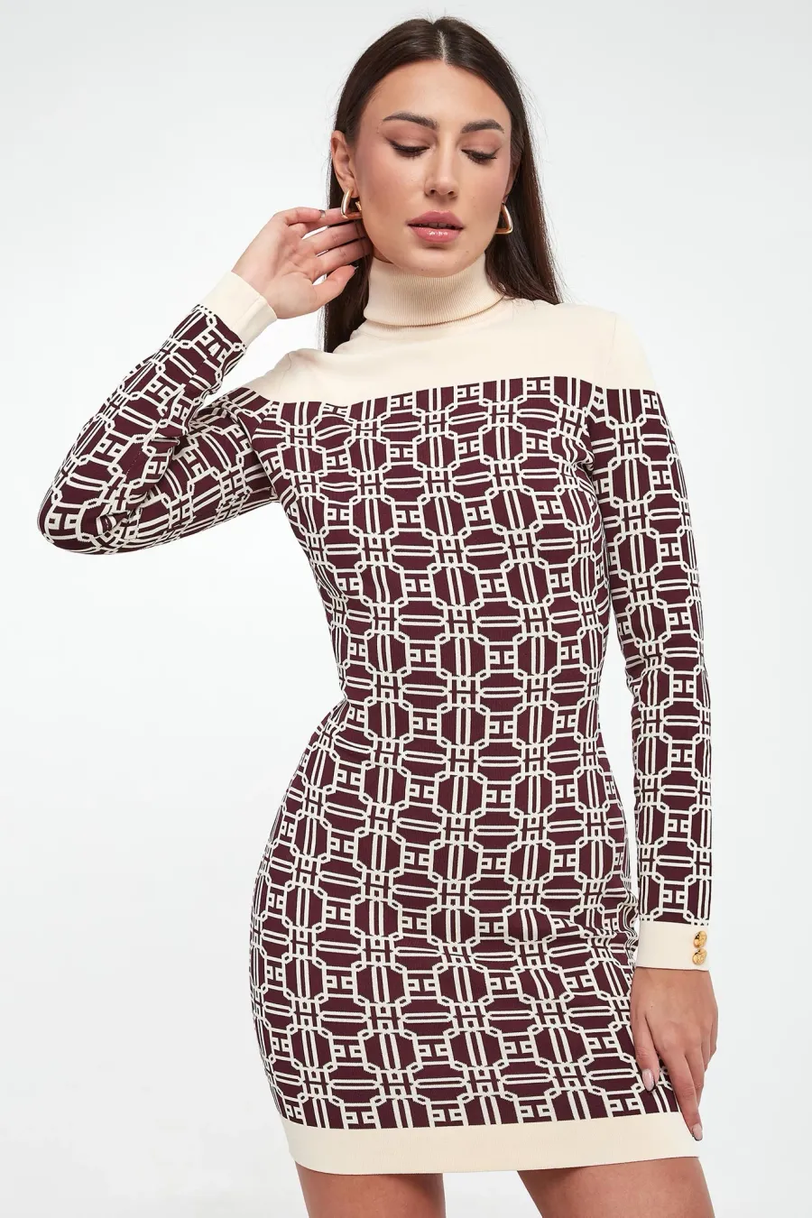 obrazek 1 Sukienka mini ELISABETTA FRANCHI Elisabetta Franchi