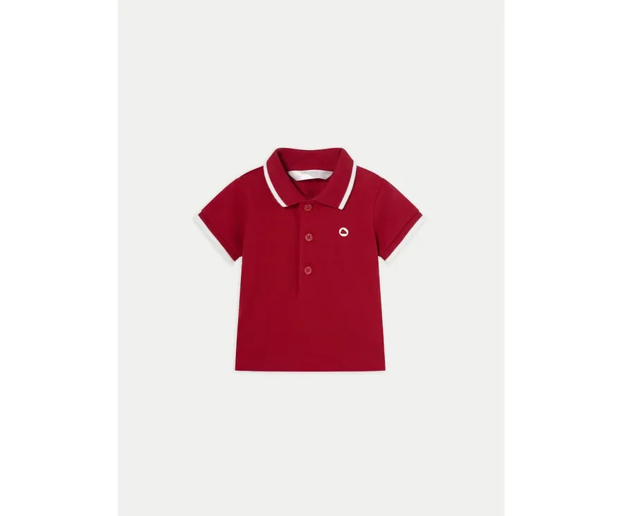 obrazek 1 Mayoral Polo 00190 Bordowy Regular Fit