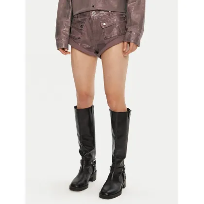 Zdjęcie One Teaspoon Szorty jeansowe 26553 Brązowy Regular Fit