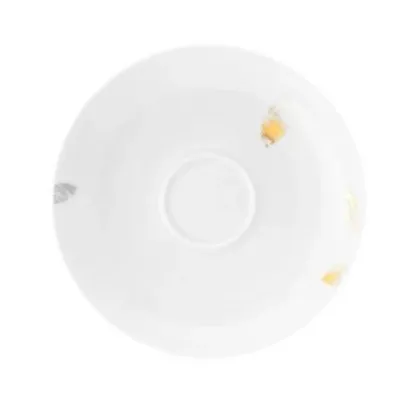 Zdjęcie Duży prestiżowy porcelanowy spodek o wyjątkowym nowoczesnym zdobieniu - Tettau