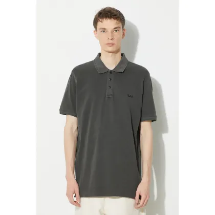 Zdjęcie Woolrich polo Mackinack Polo męski kolor szary gładki CFWOPO0065MRUT1483