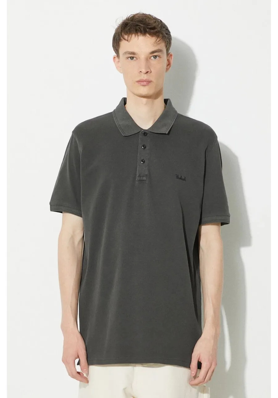obrazek 1 Woolrich polo Mackinack Polo męski kolor szary gładki CFWOPO0065MRUT1483