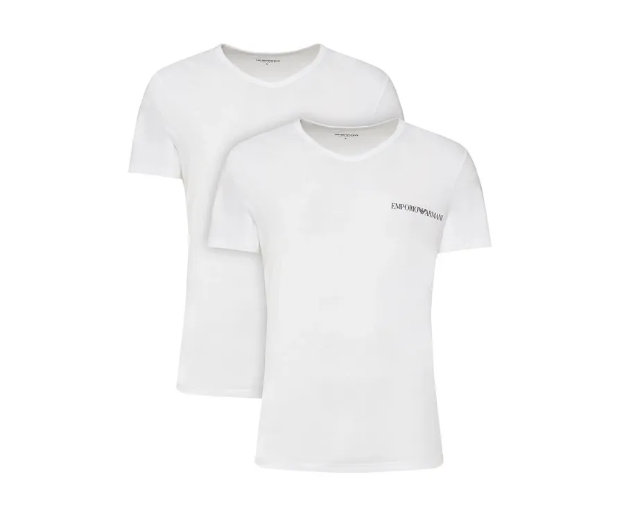 obrazek 1 Emporio Armani Underwear Komplet 2 t-shirtów EM000392 AF10779 M0082 Biały Regular Fit