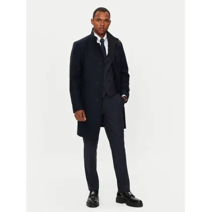 Zdjęcie Hugo Płaszcz wełniany Mintra X2441 50528837 Granatowy Regular Fit HUGO
