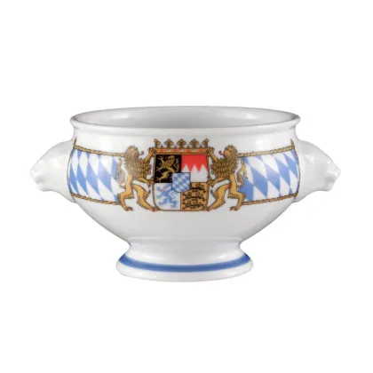 Zdjęcie Mała porcelanowa waza bez pokrywki z pięknym oryginalnym zdobieniem - Seltmann Weiden