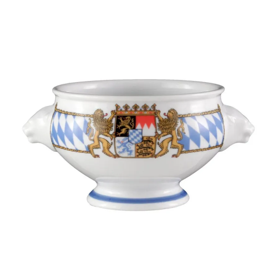obrazek 1 Mała porcelanowa waza bez pokrywki z pięknym oryginalnym zdobieniem - Seltmann Weiden