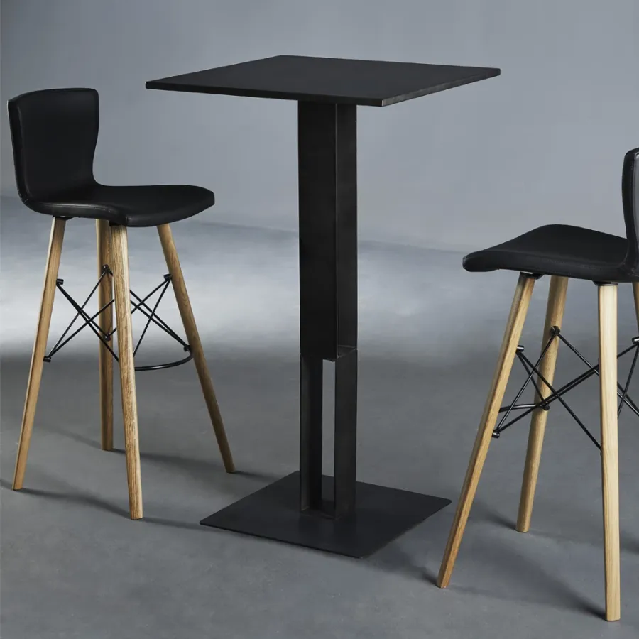 obrazek 3 Rap - stołek z drewna dębowego i stali 64cm - Colico